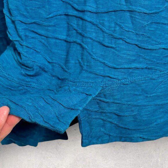 Toad & Co Samba Wave Shift Dress Blue Womens Size Large Tencel Organic Cotton L - Picture 9 of 12